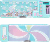 Κασετίνα retro light blue lolipop