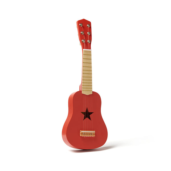 Ξύλινη κιθάρα κόκκινη