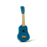 Ξύλινη μπλε κιθάρα