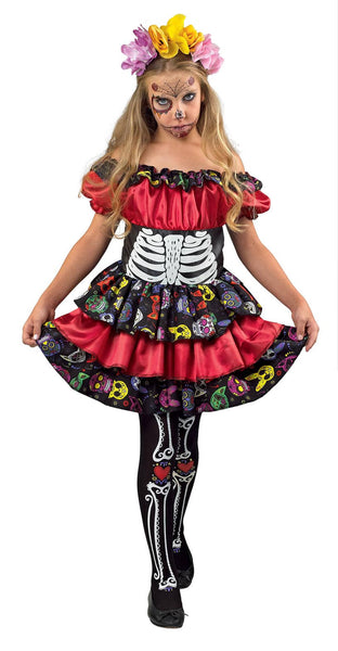Στολή παιδική Día de los Muertos 14 ετών