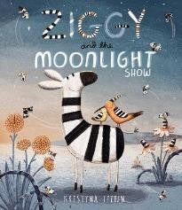 Ziggy and the moonlight snow