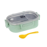 Φαγητοδοχείο 900ml με χώρισμα light green