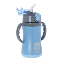 Παγούρι παιδικό θερμός με καλαμάκι blue 300ml