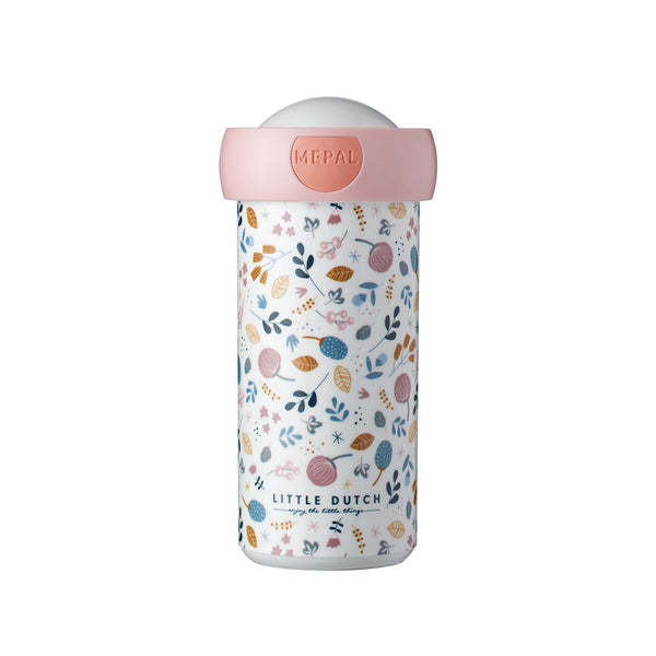 Ποτήρι στεγανό με καπάκι Spring Flowers 300ml