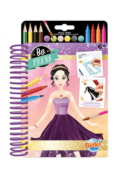 Fashion sketch book evening clothes Buki