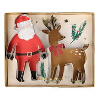 Santa & Reindeer Χριστουγεννιάτικος κόπτης μπισκότων