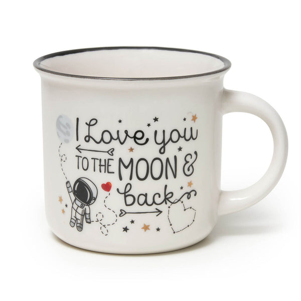 Κούπα πορσελάνινη  "I love you to the moon and back"